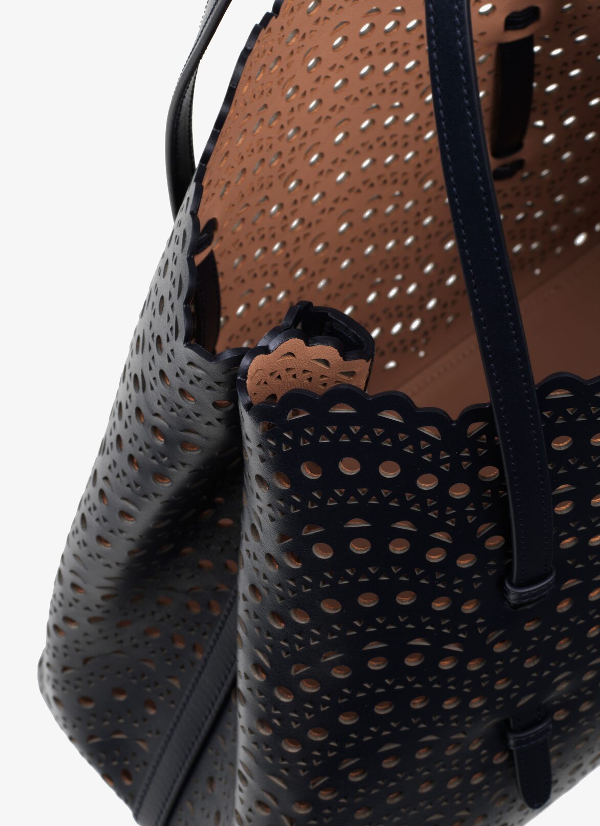 Mina 32 Tote Bag ALAÏA NIGHT BLUE MINA 32 TOTE BAG